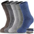 Men's Wool Sock Set, Thick and Warm Winter Hiking Socks