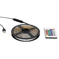 Miniatyrbilde 1 av 5: LED-stripe med fjernkontroll - RGB - 5 meter Transparent
