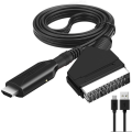 Miniatyrbild 1 av 5: CH Scart till HDMI-konverterare, Allt-i-ett Scart till HDMI-adapter, 1080P