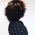 Pikkukuva 4 / 5: TG Damperuk Musta ja Ruskea Afro Pieni Kiharainen Hiukset Lyhyt W102