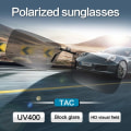 Miniatyrbilde 3 av 5: Polariserte unisex solbriller med klips for briller - Bra klips-solbriller for nærsynthet briller utendørs/kjøring/fiske - nyeste brun