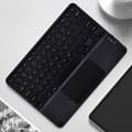 Uppladdningsbart trådlöst Bluetooth-tangentbord med magnetisk pekplatta för PC, iPad och Mac, svart