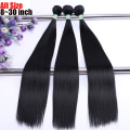 Miniatyrbilde 2 av 5: TG 100g Hårförlengelse Hair Weft Brasiliansk rett hår 14 TOMMER