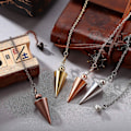 Miniatyrbilde 4 av 5: 4 stk. Avtakbare metallchoker-halskjeder
