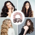 Miniatyrbilde 5 av 5: TG Varmefrie Krøller Hodebånd, Myk Sovende Curling Scrunchie for Langt/Middelslangt Hår, Varmefri Hårcurlers Scrunchie Satin Overnight Curls Hodebånd