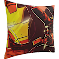 Miniatyrbillede 2 af 5: Bløde og komfortable Iron Man pudebetræk 45cm X 45cm Firkantede pudebetræk til sofa soveværelse med usynlig lynlås 18x18 tommer Dobbeltsidig print