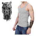 Miniatyrbilde 2 av 5: 12 stk Tribal Liger Svart Midlertidig Tattoo Horror Halloween Sk