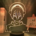 Pikkukuva 2 / 5: 3D-lamppu Avatar: The Last Airbender Toph Beifong kodin sisustukseen