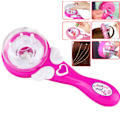 Miniatyrbillede 1 af 5: TG Automatisk Hårvævnings Styling Tool Smart Quick DIY Elektrisk Flettemaskine Rosa S