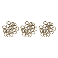 Miniatyrbillede 4 af 5: 1/3/5 100 Styk Legering DIY D-Ringe til Webbing Bronze 12x8x1.8m 3Sæt