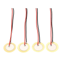 Miniatyrbillede 5 af 5: 12 stk 27 mm piezo-plader med ledninger Mic Drum Trigger Akustisk pickup