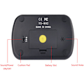 Miniatyrbillede 3 af 5: Professionel Skak Ur Bærbar Multifunktion 3 i 1 Digital Skak Timer Spil Timer, af DEBUNS