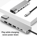Miniatyrbilde 5 av 5: 6-i-1 type C HDMI-adapter med 87W USB-C PD-power