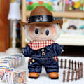 Miniatyrbild 5 av 6: /NC/Labubu Outfit Cosplay Rollspelssläpp Labubu Cosplay Designkläder för Labubu Lyxkläder Handväska unleashed