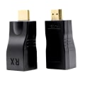 Miniatyrbillede 3 af 4: HDMI-forlænger, HDMI til RJ45 1080p LAN-netværk HDMI-forlængelse op til 30 m over Cat5e/6 UTP LAN Ethernet-kabel (sort)