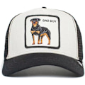 Miniatyrbillede 1 af 2: Sort Panter Mesh Cap til Voksne Sommer Baseball Cap Trucker Cap White BADBOY