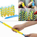 Miniatyrbillede 1 af 5: TG 10 stk Vandbølge Magic Curlers Formere Udnyt Spiral Hårdresser 12 stk