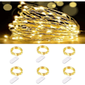 Miniatyrbillede 1 af 6: 6 stk Batteridrevne LED-lysstrenge, 2m Varmt Hvid til Julepynt 6 st