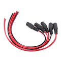 Pikkukuva 2 / 5: 5 kpl 5,5x2,1 mm naarasovittimia DC-virran CCTV PSU-pigtail-kaapelilähtöön 1