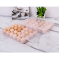 Pikkukuva 5 / 5: 1-paket Kylskåpsäggställ med lock, transparent 24 Devil Egg Tray Organize
