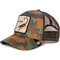 Miniatyrbillede 1 af 2: Sort Panter Mesh Cap til Voksne Sommer Baseball Cap Trucker Cap SCORPION