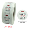 Miniatyrbillede 3 af 7: Rullepakke Julegave Gavevare Dekoration Sticker Etiket A-94; Size see picture