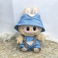 Miniatyrbild 4 av 7: Labubu Kläder och Accessoarer Lyx Designer Endast, Dockor Ingår Ej, Labubus Original med Klädset för La Bubu Docka_qd Khaki P home two-piece set