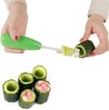 Miniatyrbild 3 av 5: Fruit Corer and Slicer, Plastic Fruit Corer Remover with Non-Slip Handle, Quick and Easy Corer for Home and Kitchen