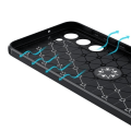 Miniatyrbilde 3 av 5: Samsung Galaxy S23 TPU-deksel med fingerring - Svart