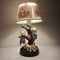 Miniatyrbillede 1 af 5: Unik USB-bordlampe - Harpikshåndværk med legende print Style C