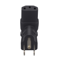 Miniatyrbillede 4 af 5: 5-15P til C13-adapter, IEC AC-stikhane-hunstikadapter, 3-polet 3-bens konverter til bærbar bærbar computer stikkontakt