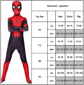 Børne Efterår Spiderman Mode Jumpsuit Et Kostume cosplay 120cm_yux 120cm