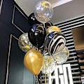Miniatyrbillede 4 af 5: Ballondekoration, sort 100 stk
