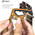 Miniatyrbilde 2 av 5: Akustisk gitarrccapo med justerbar fjærspenning