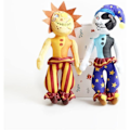 Miniatyrbild 4 av 5: Sundrop och Moondrop FNAF Clown Cartoon Plyschleksak, 30 cm FNAF Security Breach Fylld Plyschleksak Clownfigur för Flickor Pojkar Present (Moon B)