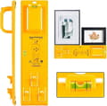 Picture Hanging Tool with Level, Simple Frame, Picture Hanger, Wall Hanging Kit (Yellow Hanging Tool)