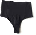 Høy midje stringtruse - Shapewear - Svart - Størrelse XL