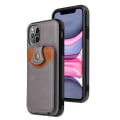 Pikkukuva 5 / 5: Käytännöllinen Kotelo Korttitaskulla - iPhone 12 Pro Max Tummanruskea