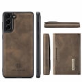 Miniatyrbillede 2 af 5: DG.MING 2 i 1 Foldbar pung & magnetisk skal til Samsung Galaxy Kaffe Kaffe