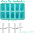 Miniatyrbillede 7 af 9: Ispindeforme - Ispindeform - BPA-fri - Silikone Ispindeforme - 12 Ispindeforme - Silikone Isform - Hjemmelavet Isform - Ispind