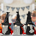 Pikkukuva 4 / 5: Halloween-tonttukoristeet Kasvottomat Noidat Halloween-festivaalinukke Kääpiö Tomte Gnome Työpöydän koristeet Lahjat Juhla null - B