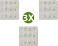 BH-forlenger med 3 hemper, 3 stk.