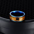 Miniatyrbillede 2 af 4: Trendig NFC mobiltelefon tag smart ring i rustfrit stål 8 mm bred smart bærbar ring smart parring (US Code 6-13)—yux