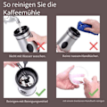 Miniatyrbillede 4 af 5: Kaffekværn Elektrisk kaffekværn med knive i rustfrit stål