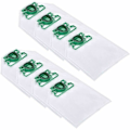 Miniatyrbilde 2 av 5: Mikrofleece støvsugerposer egnet for Vorwerk Kobold 200 VK200 FP200.5 støvposer for allergikere -, fra DEBUNS