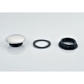 Miniatyrbilde 5 av 5: 2 Pakk Kjøkkenvask Hull Deksel for Kjøkkenvask, Kranhull, Baderomskran Hull Deksel, Rustfritt Stål Vask Overløpsdeksler (35mm), D