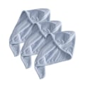 Miniatyrbillede 1 af 5: TG Mikrofiber Hårhåndklædepose - 3-pak Hurtigtørrende Hårhåndklæder, Blå