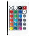 Miniatyrbilde 3 av 5: LED-stripe med fjernkontroll - RGB - 5 meter Transparent