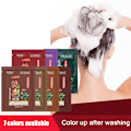 Miniatyrbillede 2 af 5: TG Hårfarve Instant Hair Dye Hårshampoo Sort Brun Dækker Kaffe 30ml