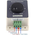 Miniatyrbillede 3 af 3: 12V hastighedsregulator 12V motorregulator, pulsbreddemodulation PWM motorhastighedsregulator 10-60V 20A DC vandtæt skal